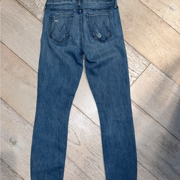 MOTHER Denim The Looker Graffiti Girl jeans sz 24 pristine - Picture 16 of 16